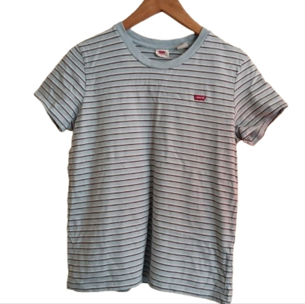Levi's Striped Shirt Large - Picture 4 of 10